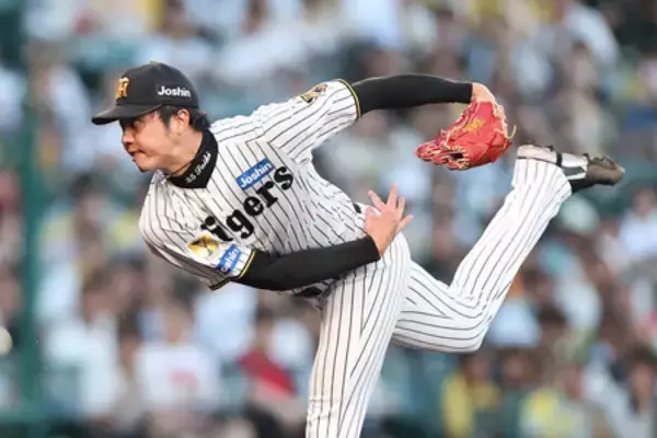 阪神の才木、巨人相手に粘投＝要所でさえたフォーク―プロ野球