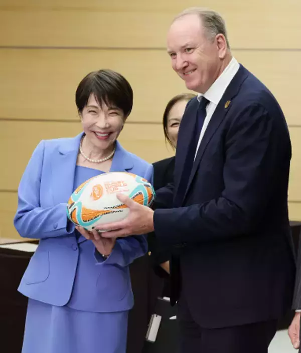 高市首相、ラグビーＷ杯招致へ協力要請