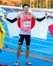 優勝した山田　デフリンピック