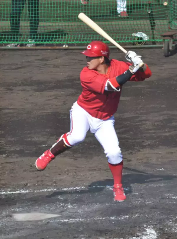 広島の小園、自分に厳しく＝ポール直撃弾も「全然」―プロ野球