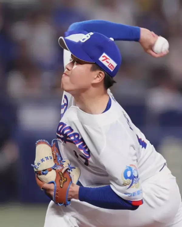 中日先発の柳　プロ野球