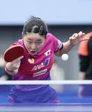 「練習する張本美」の画像1