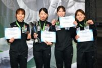 女子フルーレの日本３位