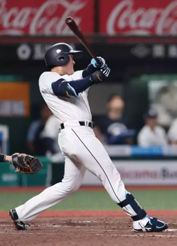 蛭間の適時三塁打　プロ野球