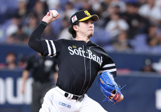 力投する上沢　プロ野球
