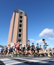 スタートする選手たち