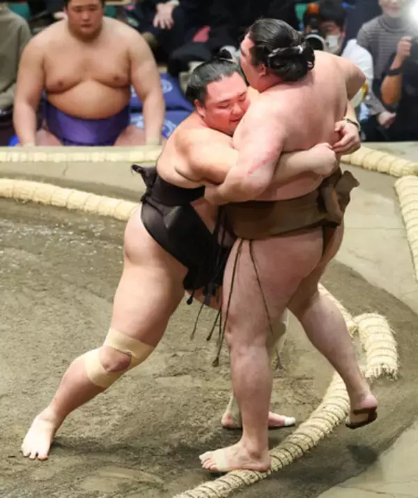 朝乃山、節目はどっしりと＝大相撲初場所
