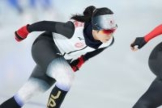 スピードスケートの高木美帆が調整