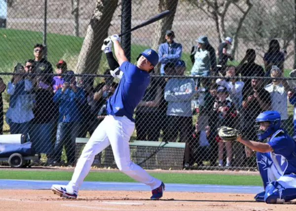 大谷、四球と三振＝米大リーグ・ドジャース