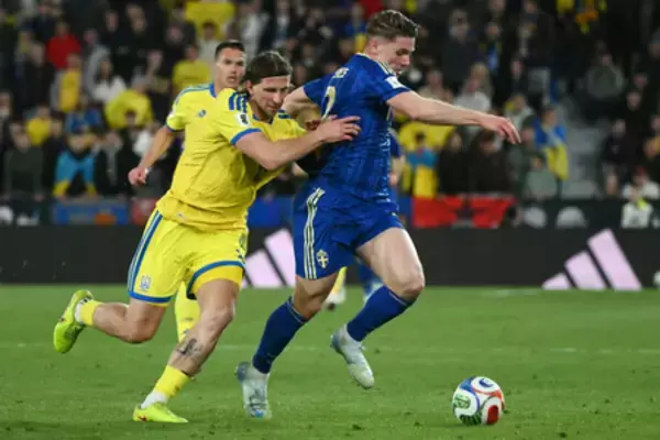 「ウクライナ、またも悲願ならず＝ＰＯで完敗―サッカーＷ杯予選」の画像