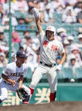 「喜ぶ楠本　高校野球」の画像1