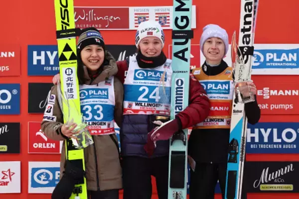 女子の丸山が２位　Ｗ杯ジャンプ