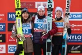 女子の丸山が２位　Ｗ杯ジャンプ