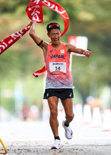 ３５歳勝木、歩型重視で圧勝＝「年齢は経験値」―アジア大会・男子マラソン競歩