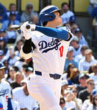 「逆方向へ、久々の一発＝ドジャースの大谷に復調の兆し―米大リーグ」の画像1