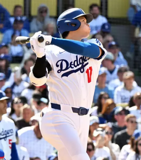 逆方向へ、久々の一発＝ドジャースの大谷に復調の兆し―米大リーグ