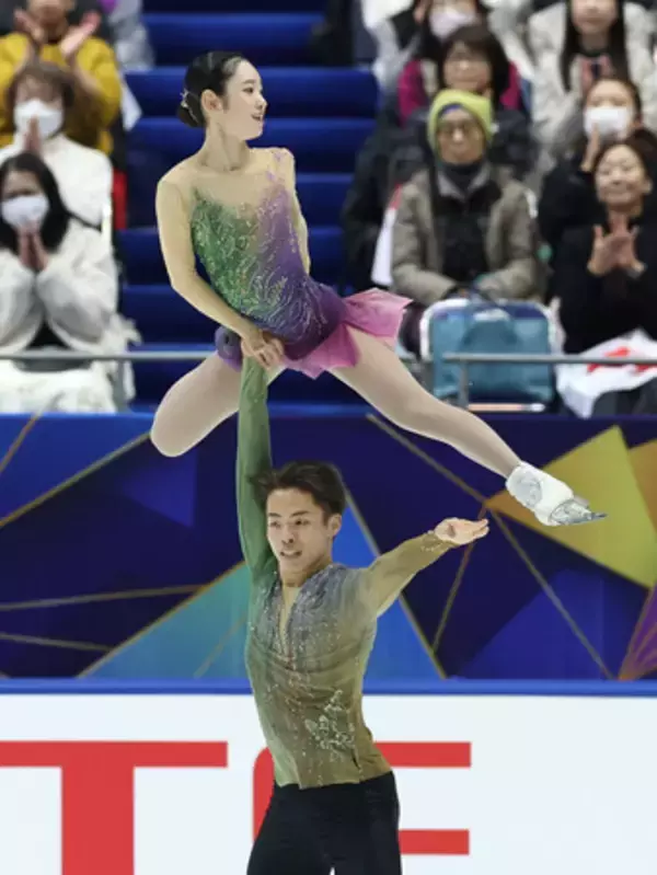 長岡・森口組、ベスト更新で声弾む＝ＮＨＫ杯フィギュア