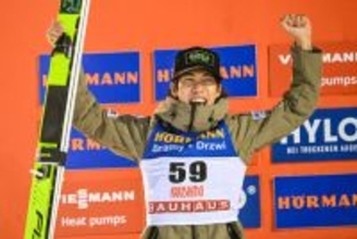 二階堂、待望の表彰台＝得意のルカで大飛躍―Ｗ杯ジャンプ