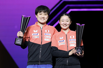 優勝の張本兄妹　卓球ＷＴＴ