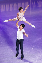 三浦、木原組の演技　フィギュア