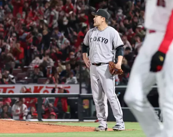 先制点を許した田中将　プロ野球