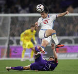「上田綺世、デビュー戦で決勝点＝フランス・サッカー」の画像1
