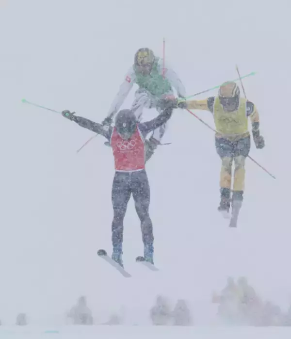 準決勝の古野慧　五輪