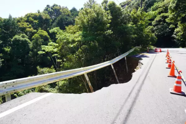 道路冠水、住民ら不安＝氾濫特別警報の古座川―和歌山南部