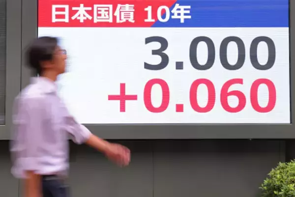 長期金利、３０年ぶり３％