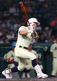 「松原の適時二塁打　高校野球」の画像1
