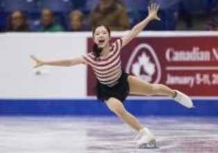 女子ＳＰ４位の中井　スケートカナダ