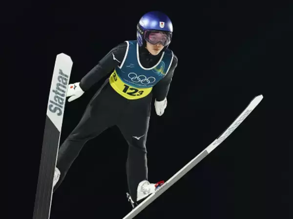 高梨の１回目　五輪