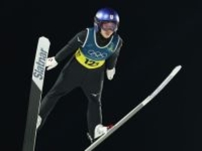 高梨の１回目　五輪