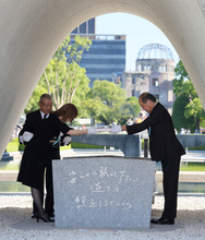 核廃絶へ、政策実行を＝被爆８１年、広島原爆の日―最多１２１カ国・地域参列