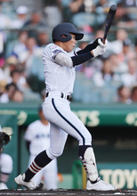 開原の適時打　高校野球