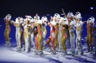 開会式のアトラクション　五輪