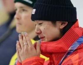 金メダルの戸塚　五輪