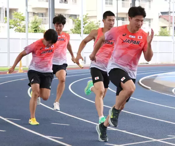 日本男子、陸上４００リレーで「オーバーハンドパス」導入＝アジア大会代表が合宿公開