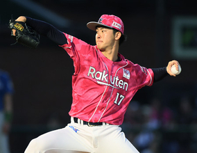 力投する古謝　プロ野球