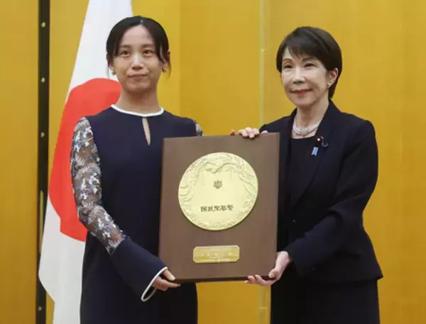 高木美帆さんに国民栄誉賞授与＝日本女子最多のメダル１０個―スピードスケート