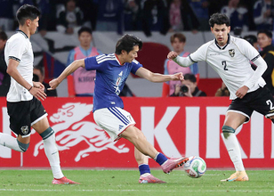 中村のゴール　サッカー