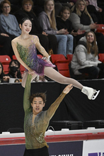 長岡、森口組は４位　フィギュアＧＰ