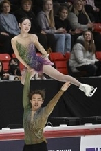 長岡、森口組は４位　フィギュアＧＰ