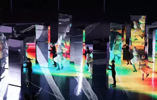 閉会式のアトラクション　五輪