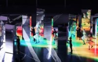 閉会式のアトラクション　五輪