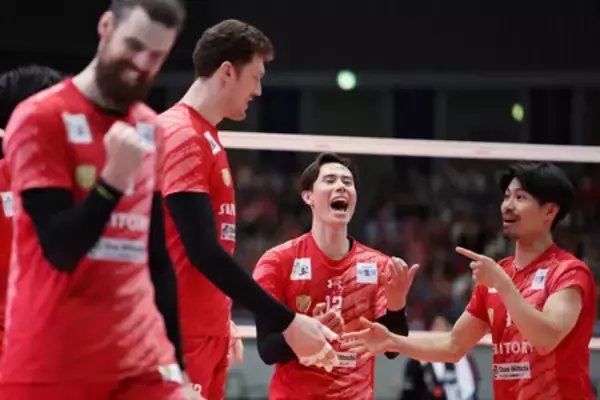 決勝はサントリーと大阪Ｂ＝ＳＶリーグ男子ＣＳ