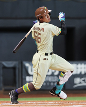 万波の先制適時打　プロ野球