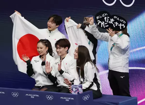 笑顔の吉田、森田組ら　五輪