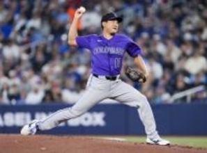 ロッキーズ菅野、ブルージェイズ岡本と真剣勝負＝米大リーグ