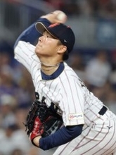 力投する山本　野球